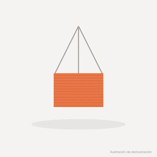 Portamacetas colgante (ilustración de demostración)
