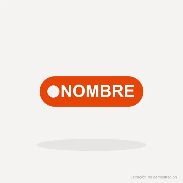 Llavero personalizado con nombre (ilustración de demostración)